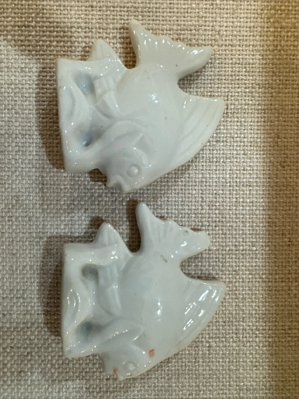 Vintage Porcelain Fish Chopstick Rests - Made in Japan
